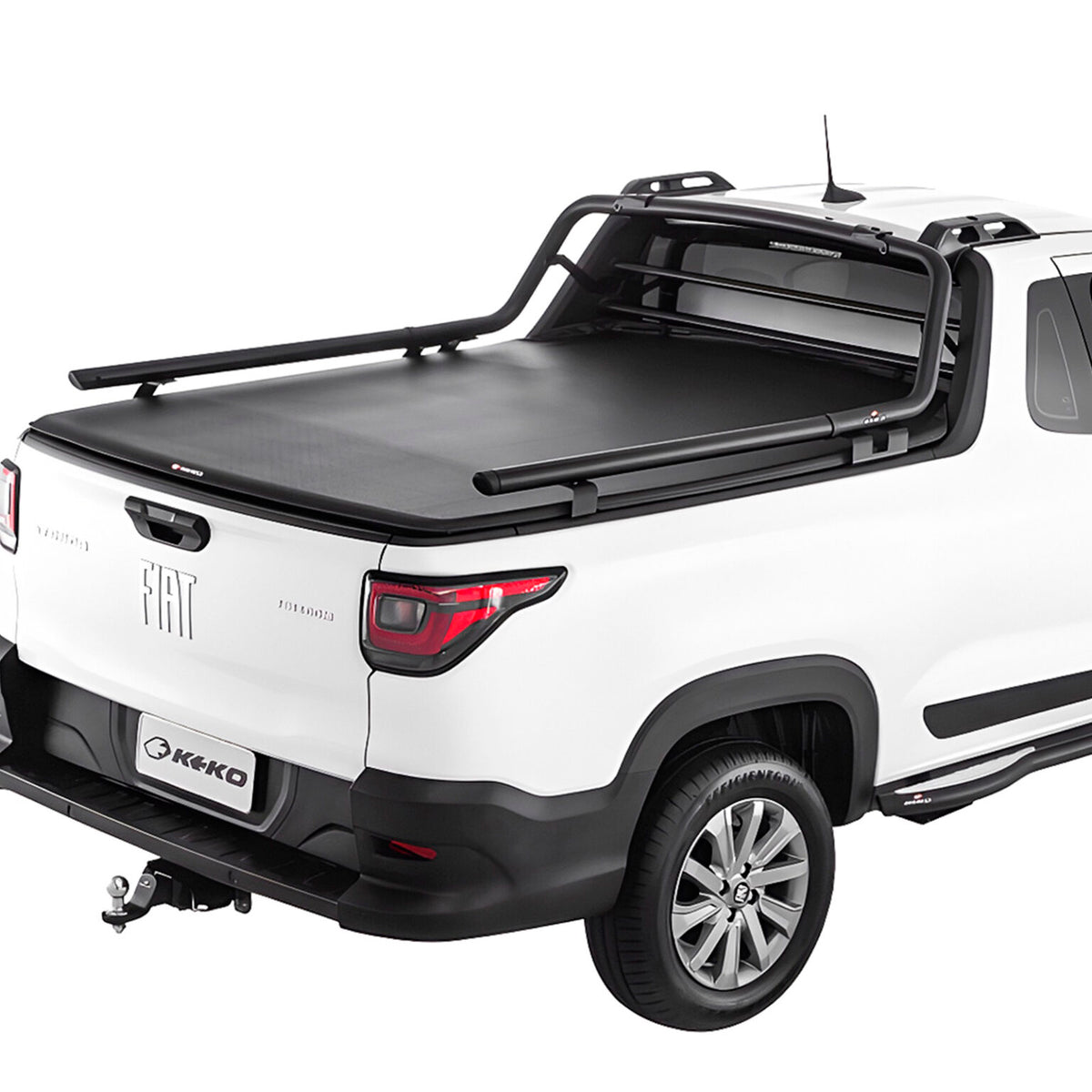 EXTENSIÓN BARRA ANTIVUELCO KEKO FIAT STRADA 21+ C/S NEGRO
