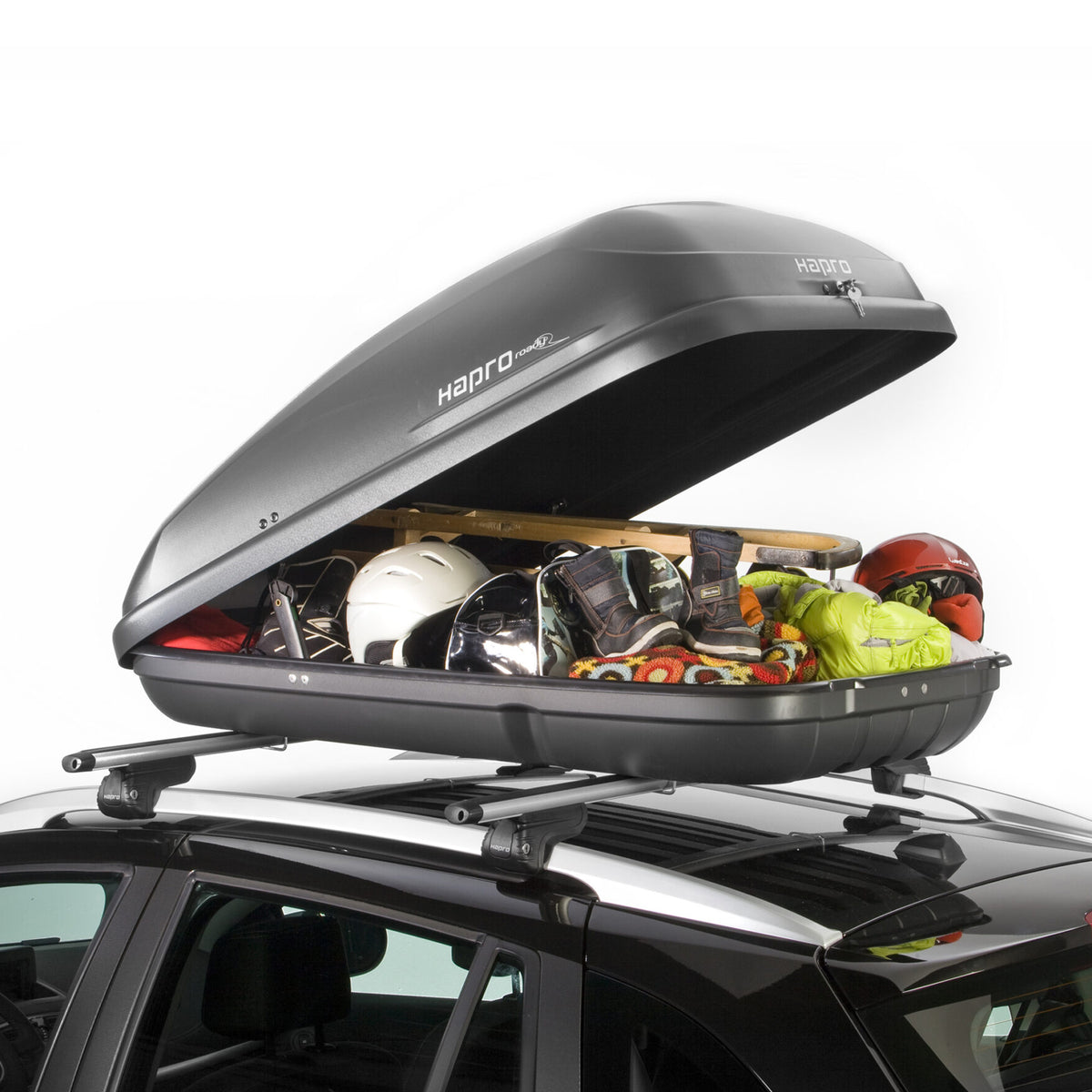 Valija_Box_Baúl De Techo Hapro Roady 350 Negro 300 L
