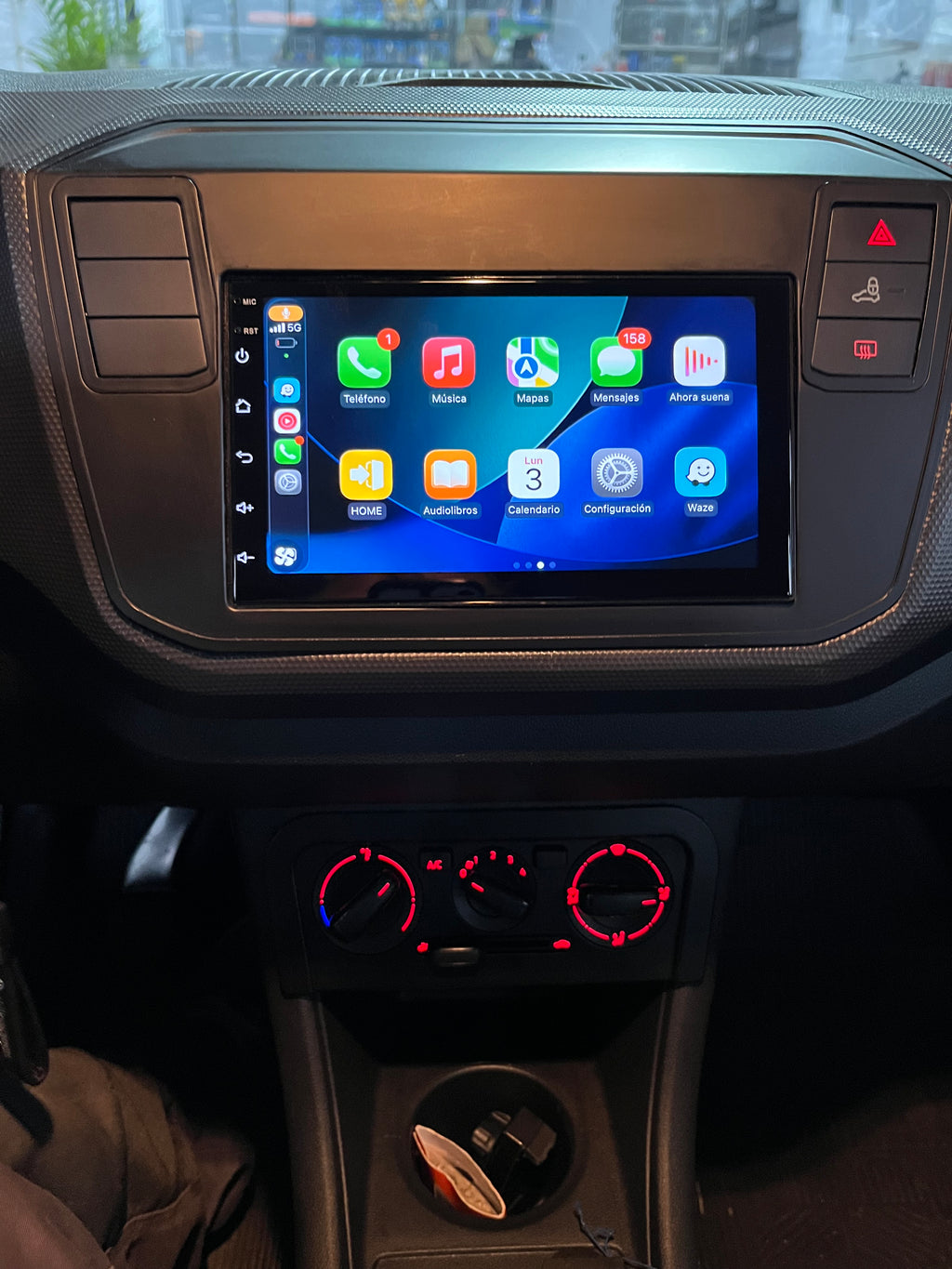 Pantalla multimedia específica volkswagen up de 7pulgadas
