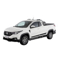 ESTRIBOS TUBULARES KEKO K1 ACERO FIAT STRADA CS/DC 21+ NEGRO