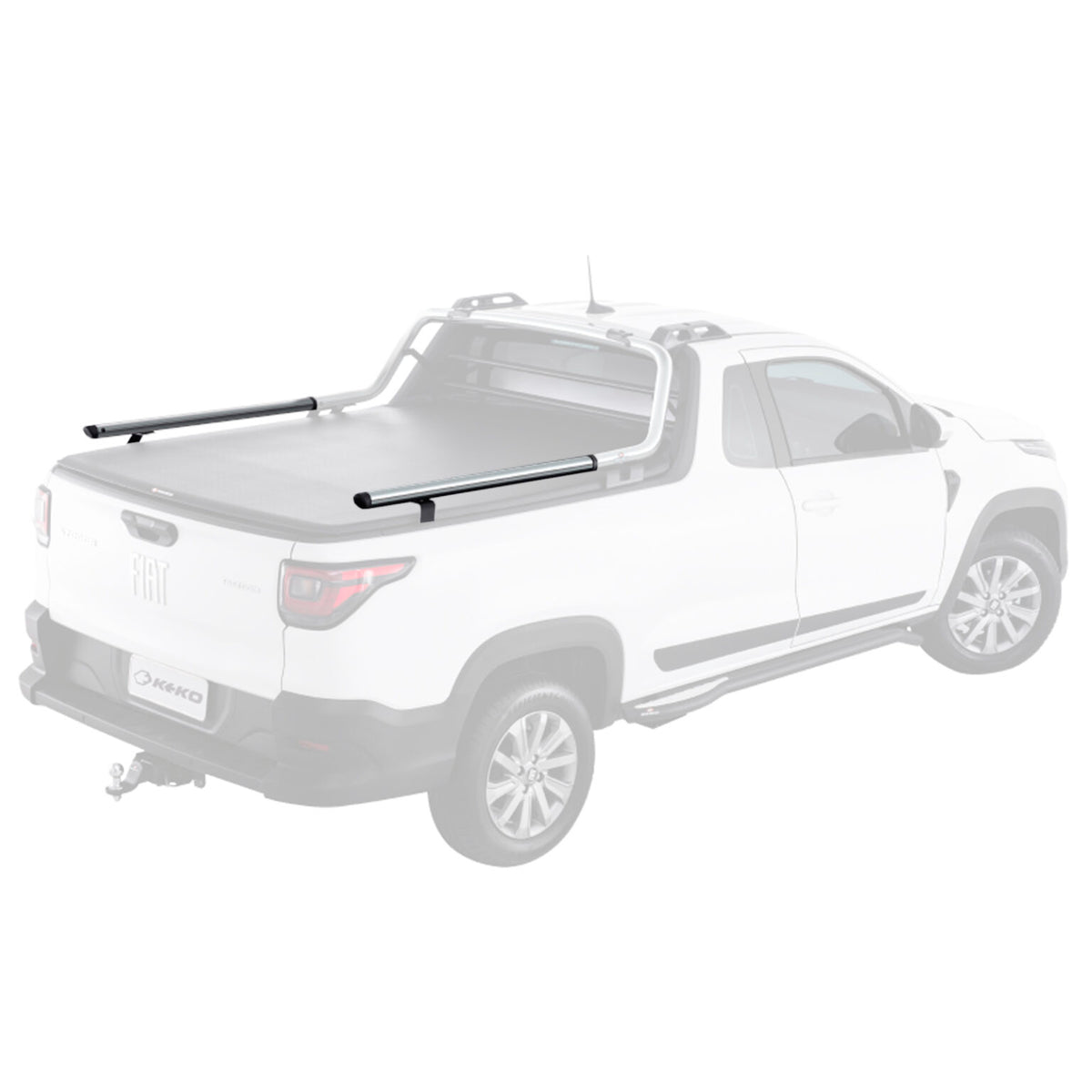 EXTENSIÓN BARRA ANTIVUELCO KEKO FIAT STRADA 21+ C/S CROMADO