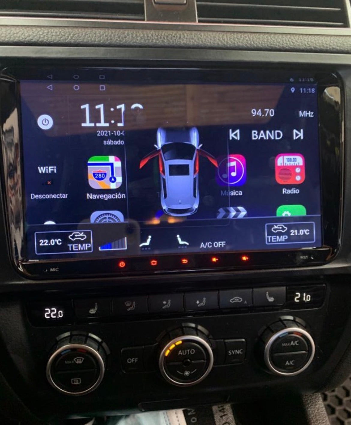 Pantalla específica volkswagen 9 pulgadas