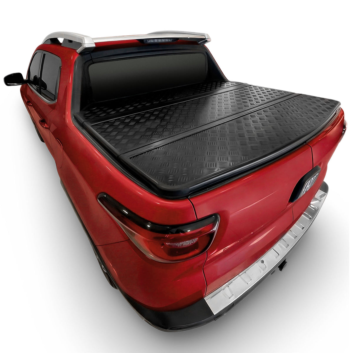 Tapa Rígida Trifold Aluminio Fiat Toro 2016+ DC Negro