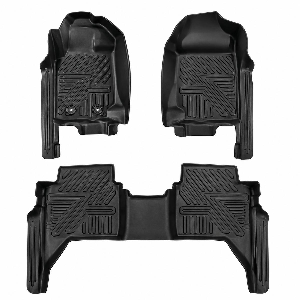 JUEGO DE ALFOMBRAS 5D POLIURETANO FORD RANGER DC 2012-2022