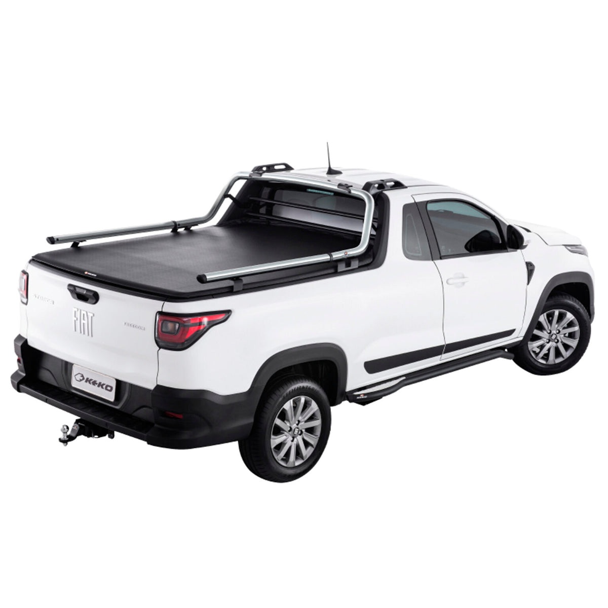 EXTENSIÓN BARRA ANTIVUELCO KEKO FIAT STRADA 21+ C/S CROMADO