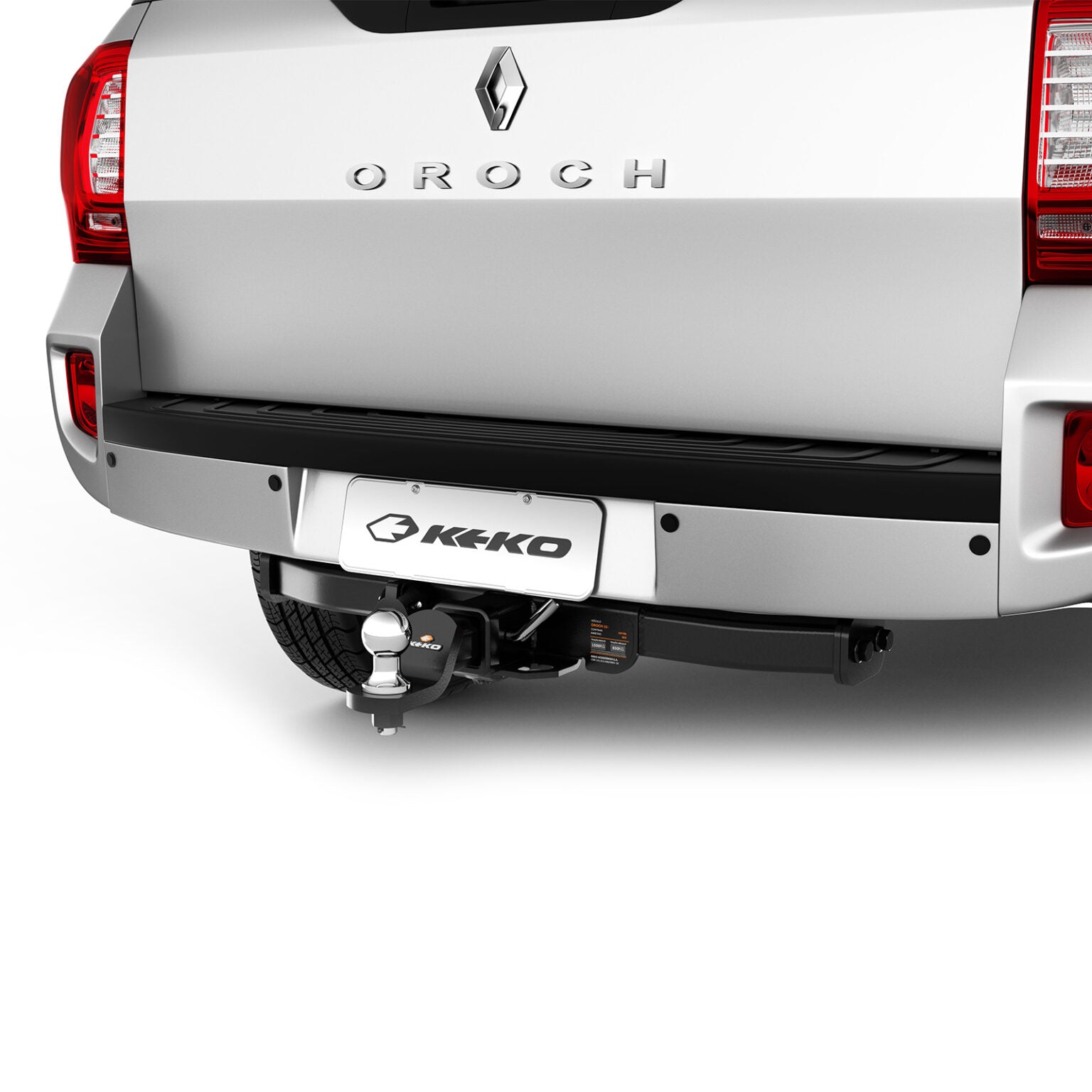 ENGANCHE DE TRAILER CAMIONETA KEKO RENAULT OROCH 2015+ 1500 KG NEGRO
