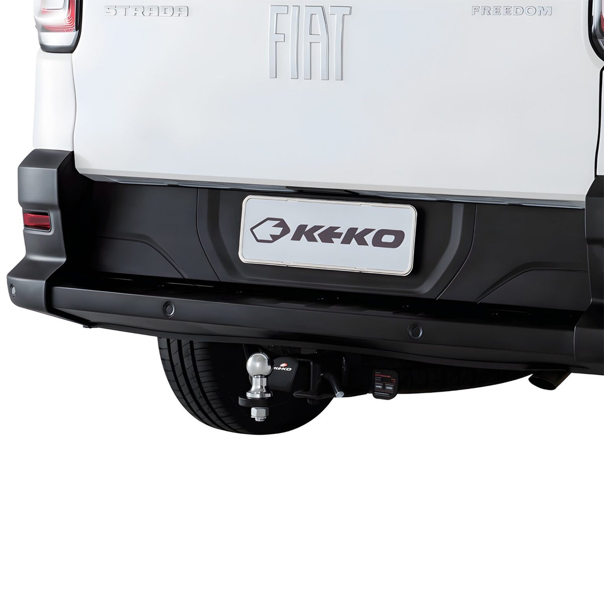 ENGANCHE DE TRAILER KEKO K1 FIAT STRADA 2021+ CS/DC 1500 KG