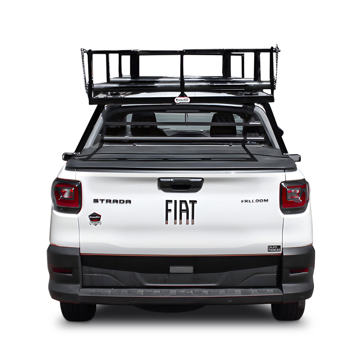 PORTAESCALERA PARA 2 ESCALERAS HIERRO FIAT STRADA NEGRO