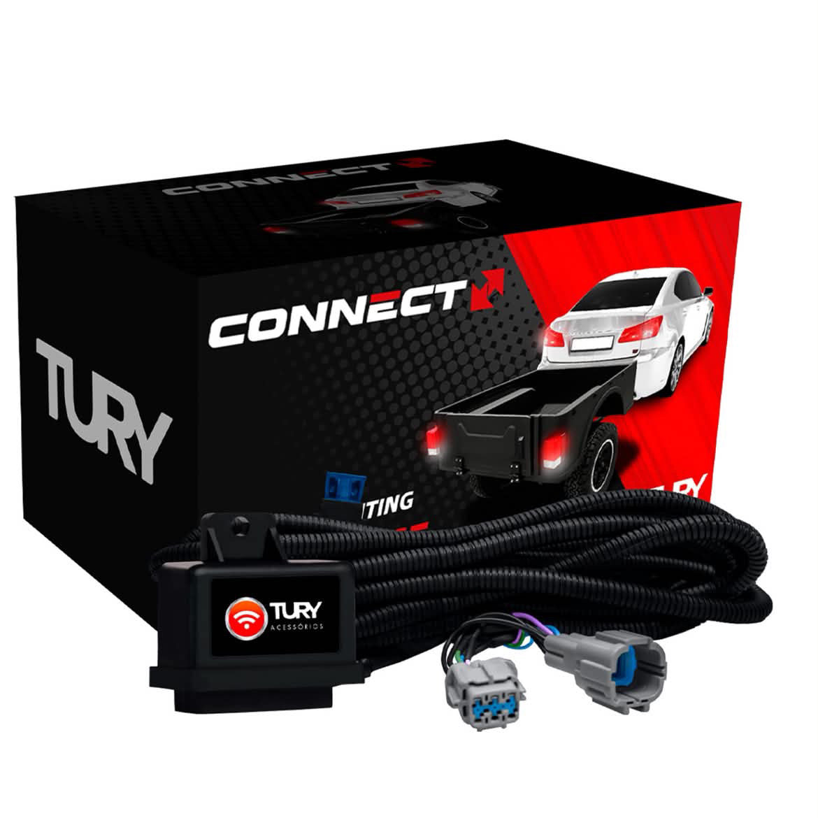 Modulo de luces de trailer plug and play para toyota 2021+