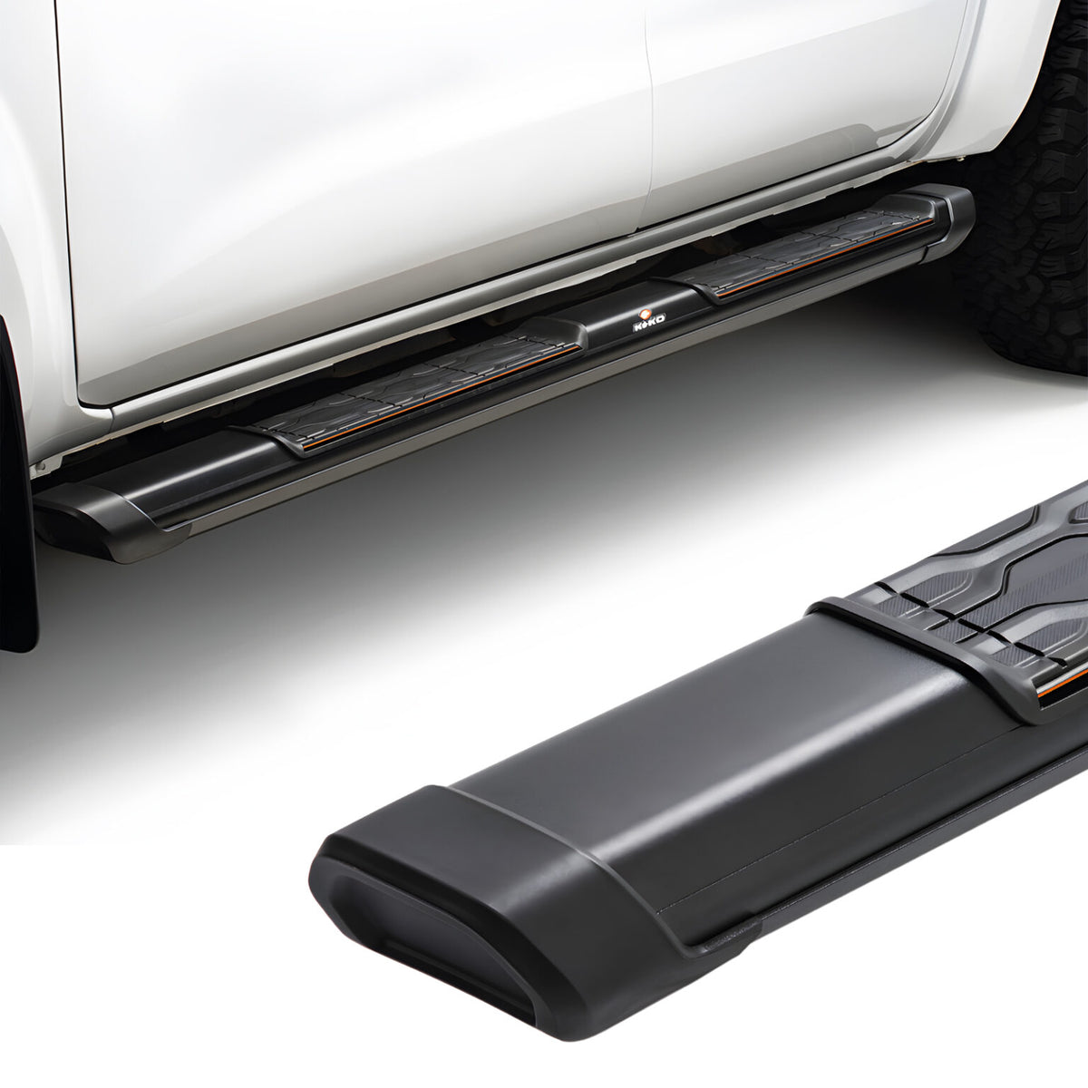 ESTRIBOS KEKO MY ROAD VOLKSWAGEN AMAROK DC 2010+ NEGRO