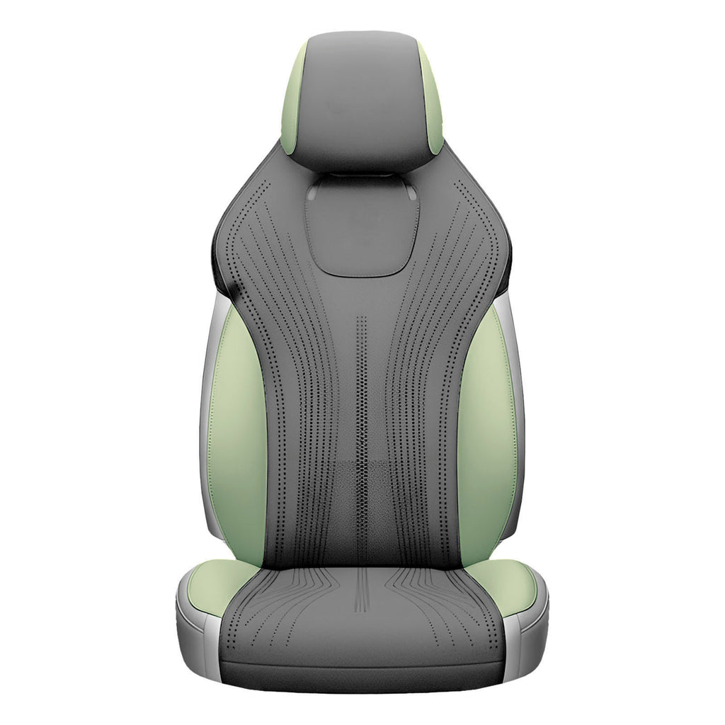 Kit Fundas BYD Yuan Plus 2022+ Gris Claro/Rosa Colocadas