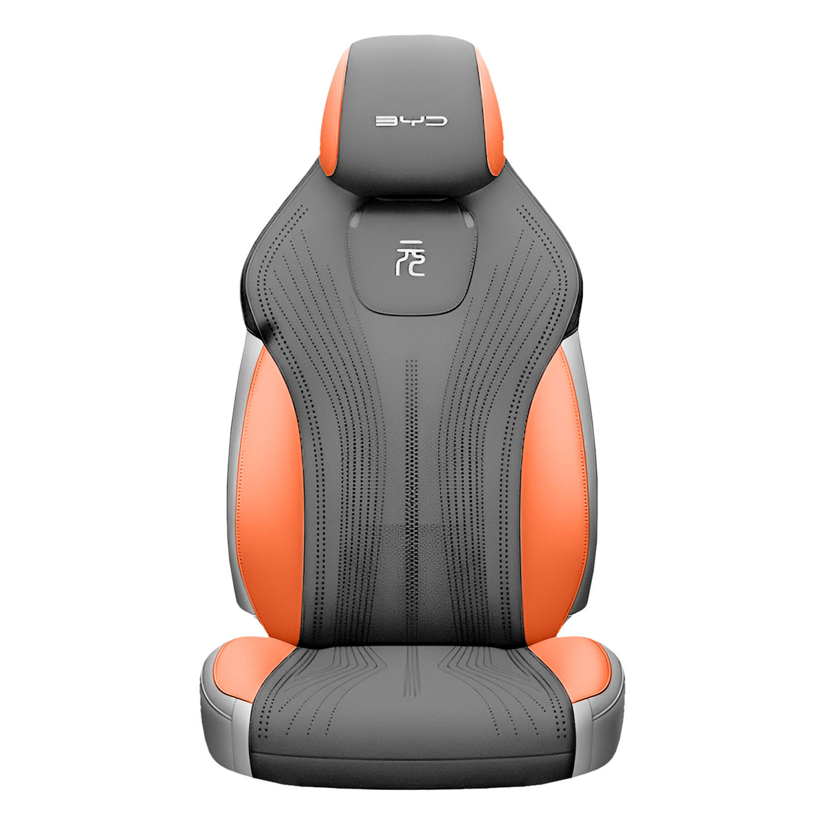 Kit Fundas BYD Yuan Plus 2022+ Gris Claro/Rosa Colocadas