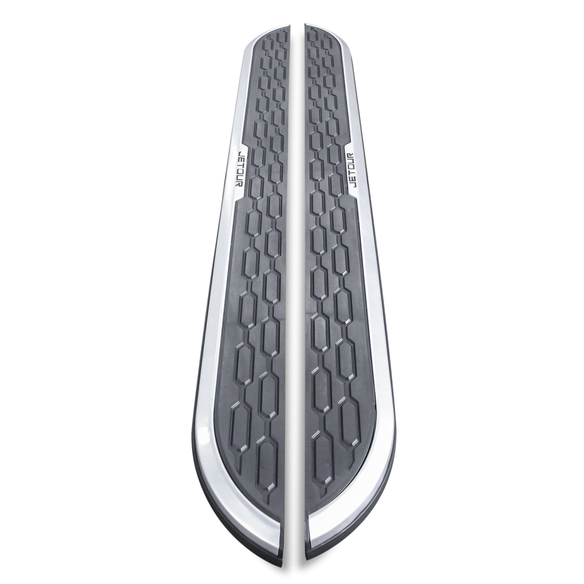 Estribos Spaco Aluminio Negro y Gris Jetour X70 2020+