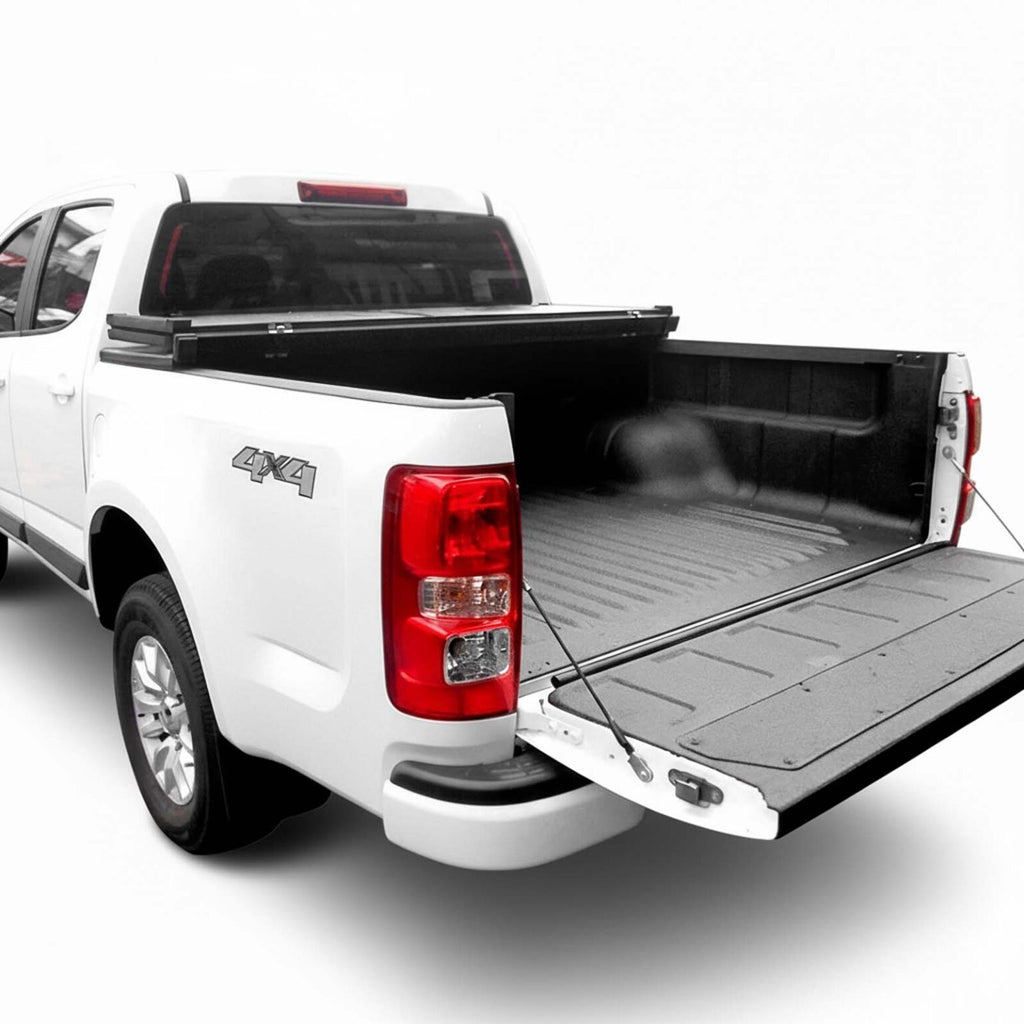 Tapa Rígida Trifold Spaco Chevrolet S10 DC 2012+ Negro