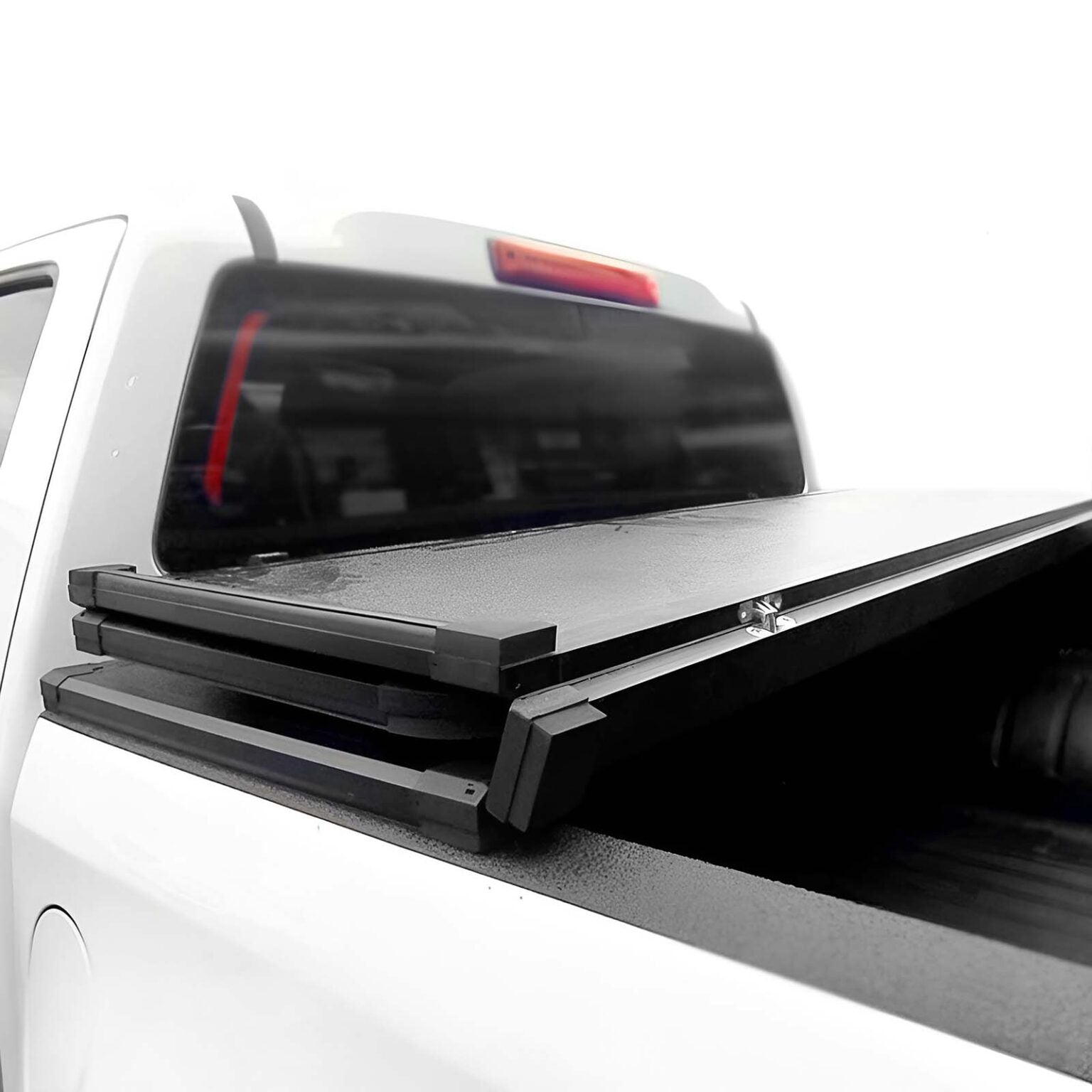 Tapa Rígida Trifold Spaco Chevrolet S10 DC 2012+ Negro